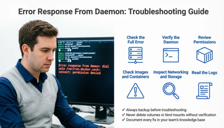 error response from daemon