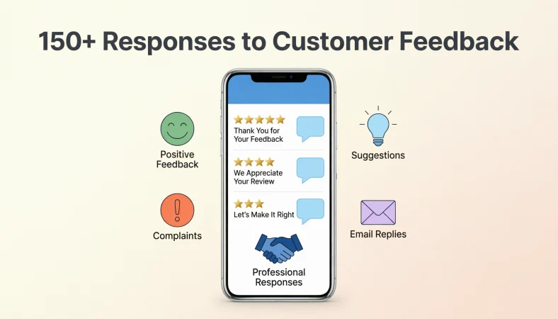 response to customer feedback