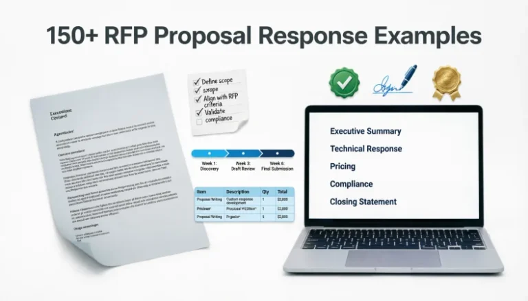 rfp proposal response examples