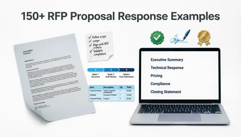 rfp proposal response examples